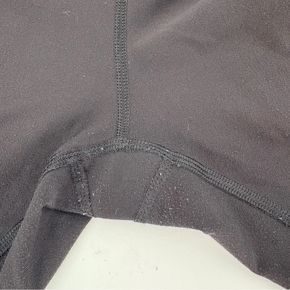 lululemon Leggings black 4 with Silver Accents running activewear pants